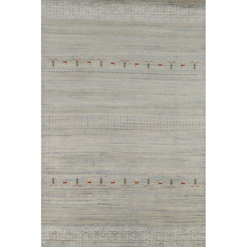 Tapis oriental rayé à la main Gabbeh