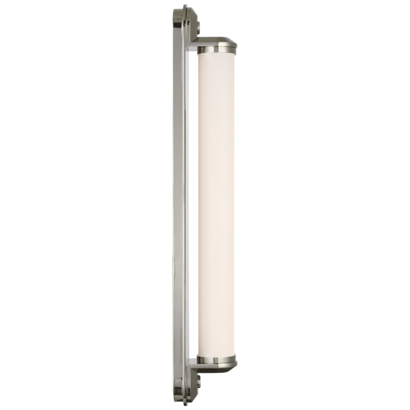 Ralph Lauren Belgrave 32" Linear Bath Light, 24" H x 3" W x 3.75" D, Polished Nickel, 1600 W