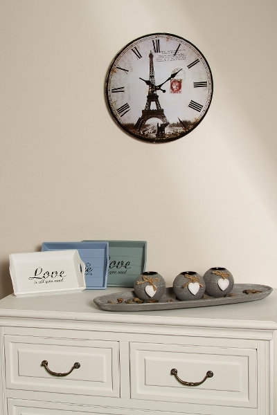 Close Wood Wall Clock