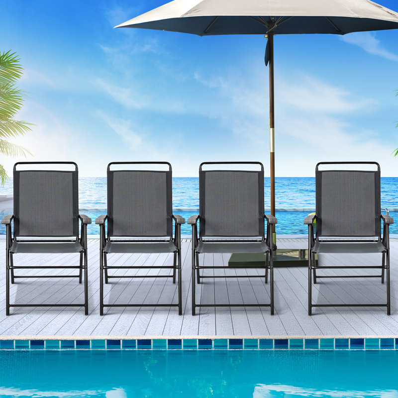 Ensemble de 4 chaises de patio Astling
