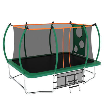 Longue trampoline rectangulaire extérieure pour adultes 8X14FT