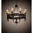 8 - Light Dimmable Wagon Wheel Chandelier