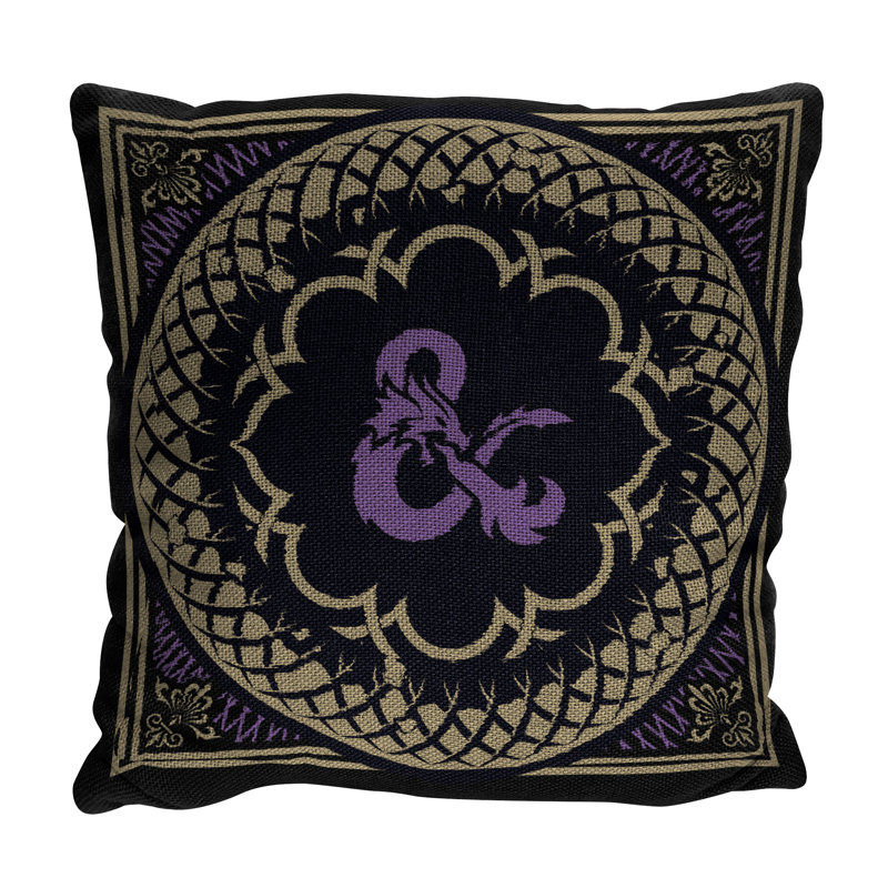 Cotton / Polyester Blend Outdoor Throw Pillow