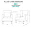 Chaise d'appoint Bedford Amanda