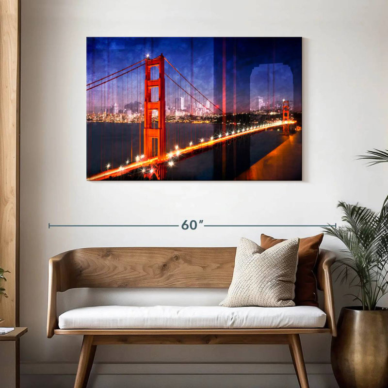 Lilie Golden Gate Bridge Composing, 30" H x 45" W