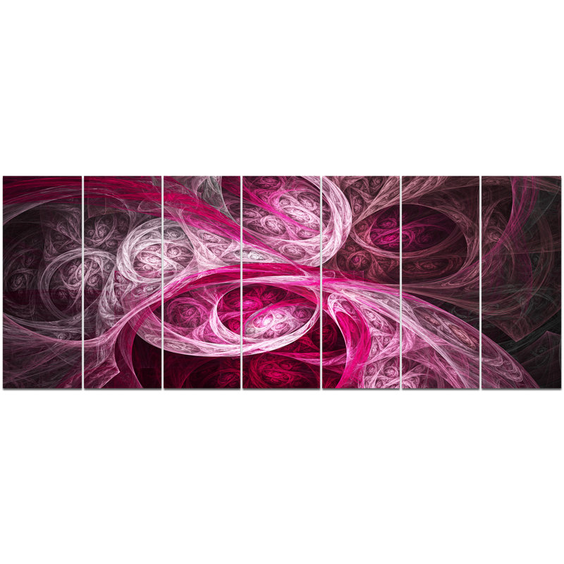 « mystic rose fractal wallpaper », impression à multiples images sur toile