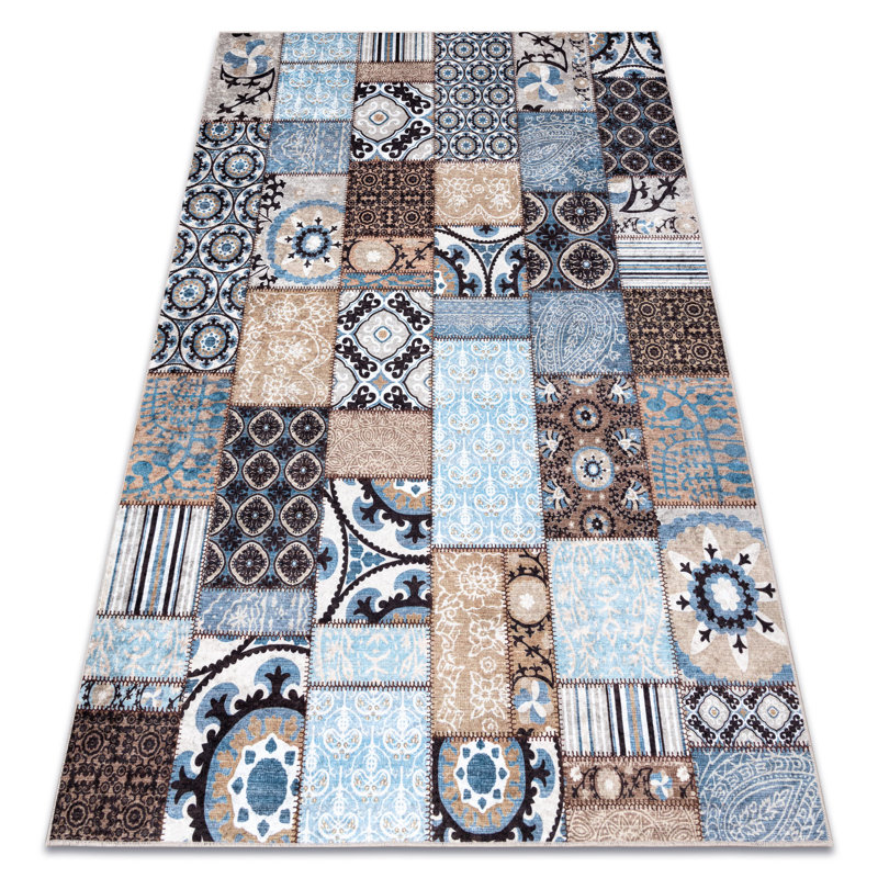 Miro Patchwork Area Rug, Rectangle 120 x 170cm