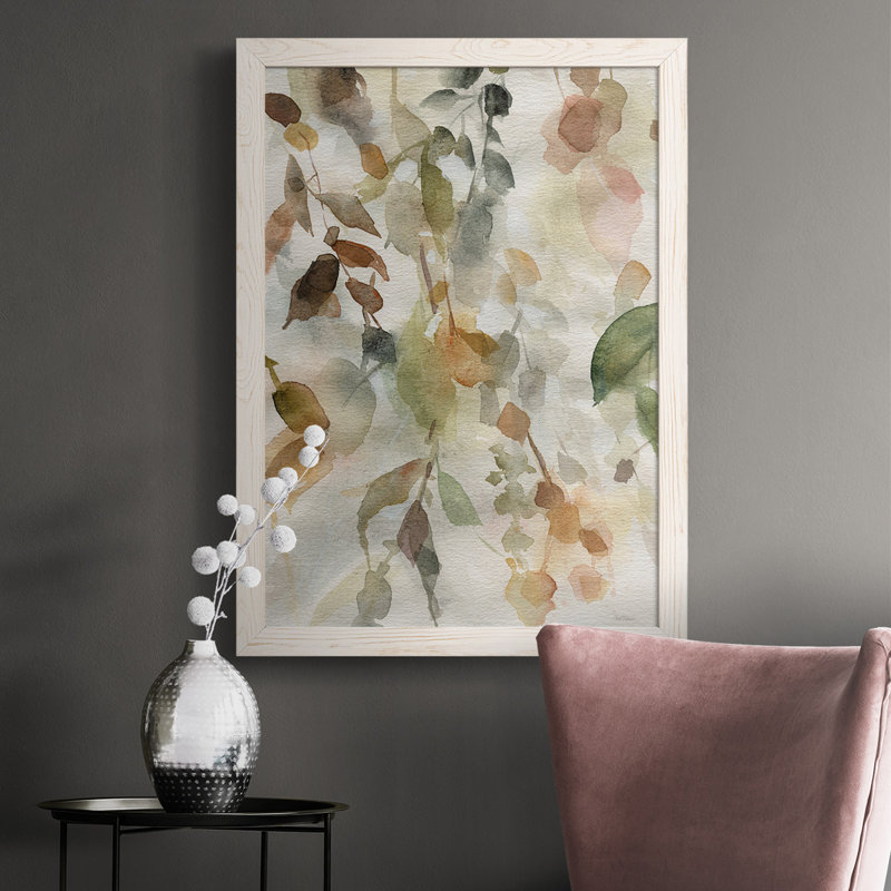 «Cascading Nature II», reproduction d'un seul cadre photo sur toile, Cadre blanc, H 37,5 po x l 27,5 po x P 1 po