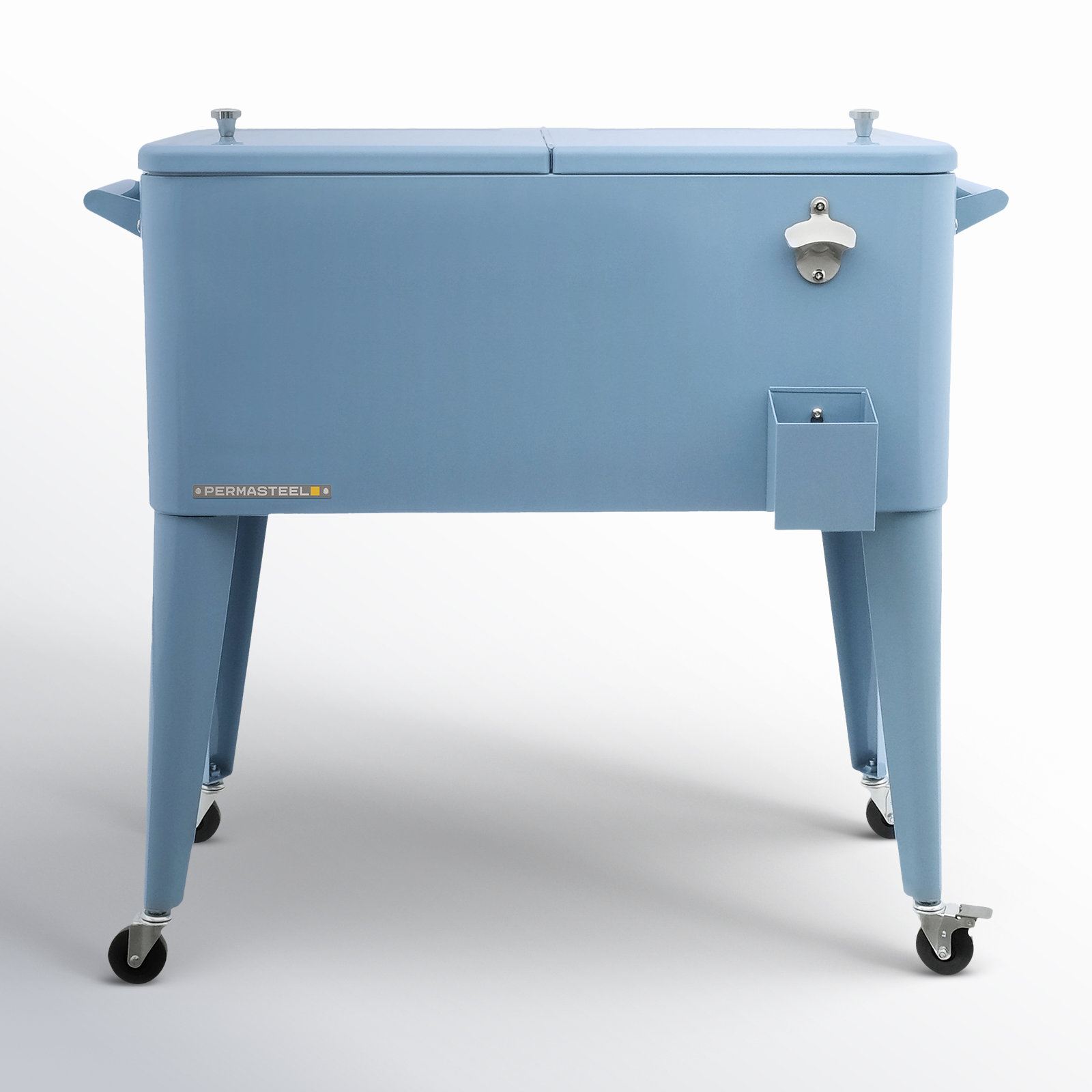 Permasteel 80-Qt Classic Outdoor Patio Cooler On Wheels & Reviews | AllModern