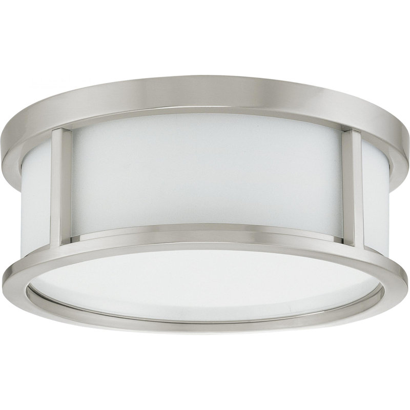 Floyd Glass Flush Mount, 4.87" H x 13.12" W x 13.12" D / No