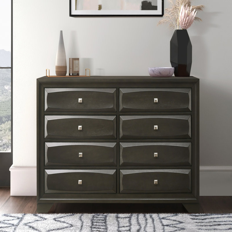 Commode double 8 tiroirs Adrianah