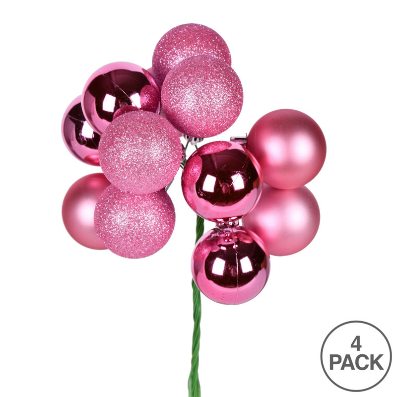 Solid Holiday Shaped Ornament, Pink