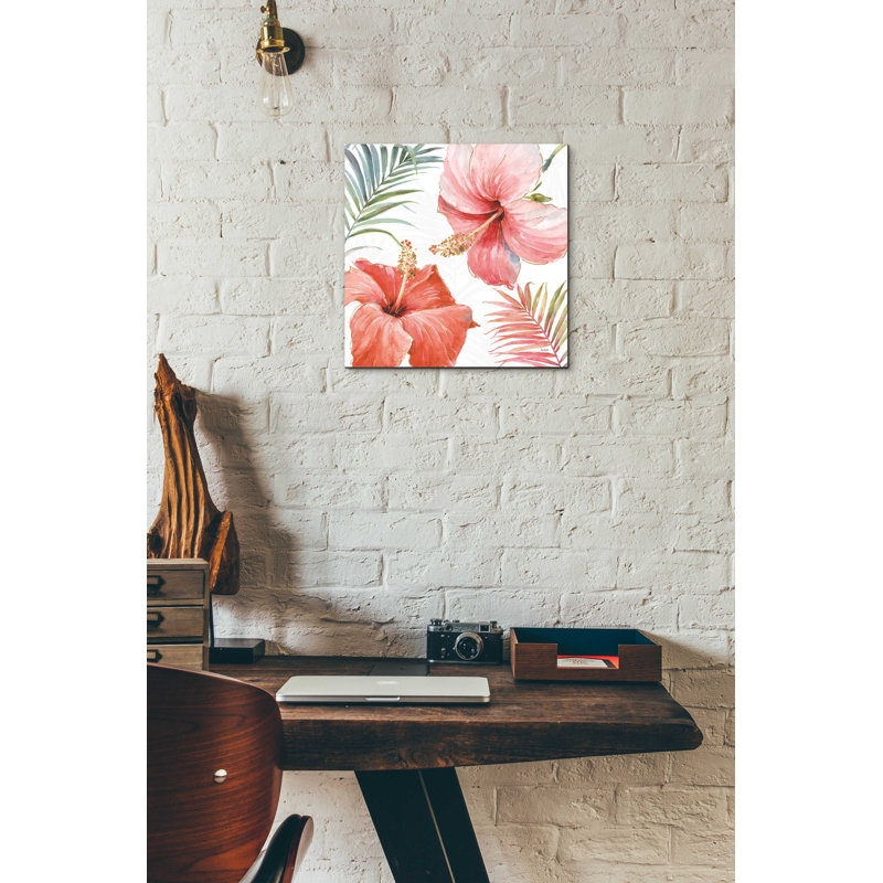 «Tropical Blush III» par Lisa Audit, H 12 po x l 12 po x P 0,13 po
