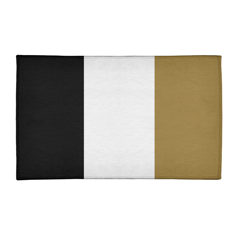 Tapis noir/beige zone, Rectangle 3 pi x 5 pi