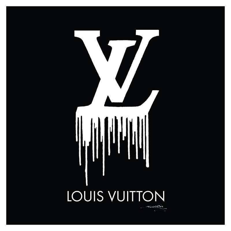 Logo audacieux et tendance, H 14 po x l 14 po x P 1,25 po