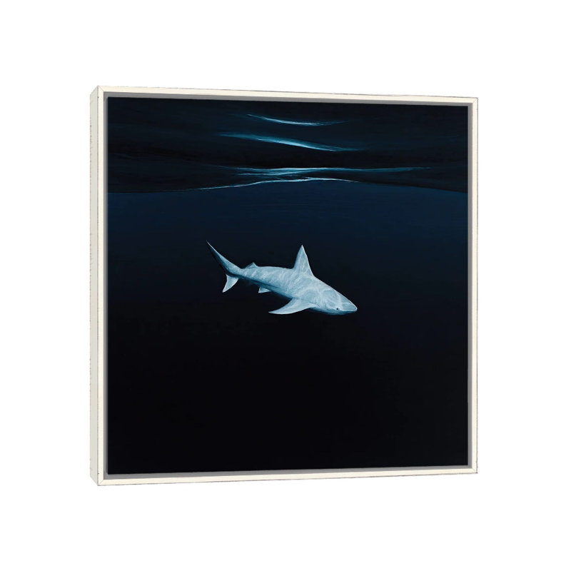 Archétype - reproduction d'art murale - toile encadrée, 26" x 26", Framed Canvas, Distressed White