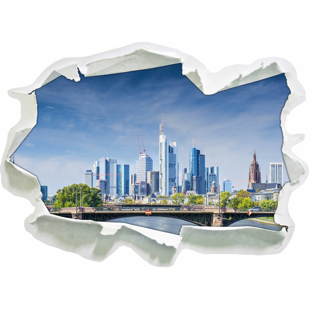 Wandtattoo Skyline von Frankfurt am Main