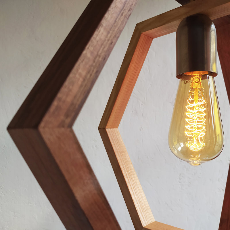 Chi 1 - Light Oil Geometric Pendant
