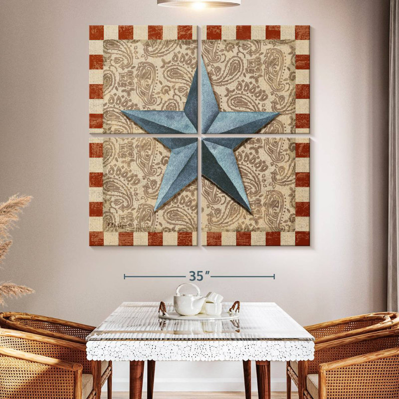 Kerner Americana Barn Star II, 50" H x 50" W