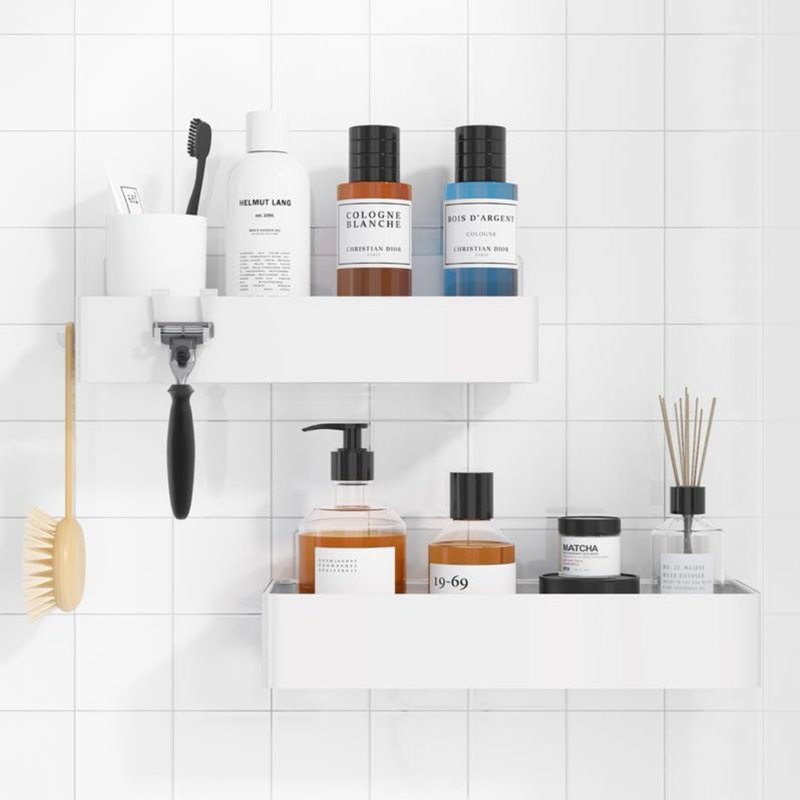 2 - Piece Bathroom Hardware Set, White