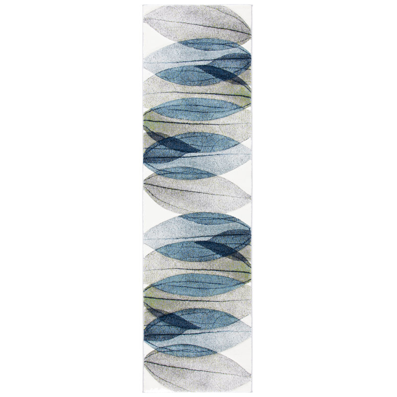 Floral Area Rug, Runner 69 x 244 cm