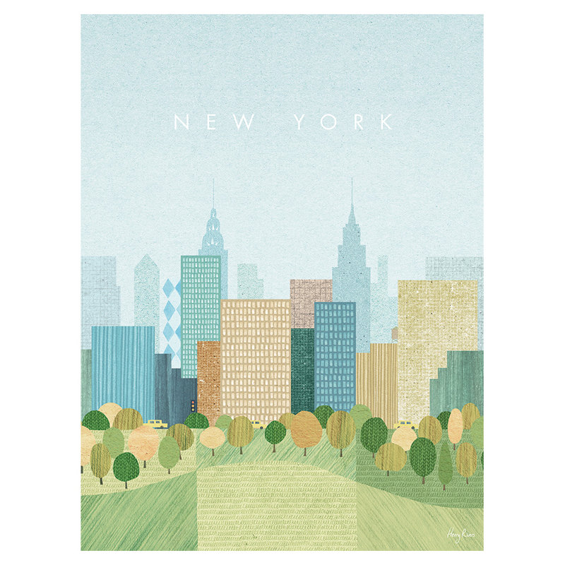 HENRY RIVERS (NEW YORK II) 60 X 80CM CANVAS - Wrapped Canvas Canvas