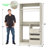 72-204 Inches Closet System With 10 Drawers And 10 Clothes Garment Racks-757619102