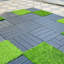 Paquet de 44 tuiles de terrasse en plastique emboîtables, 12 po x 12 po, plancher extérieur imperméable, tuiles de terrasse et de piscine résistantes aux intempéries pour la terrasse et la cour-115235099
