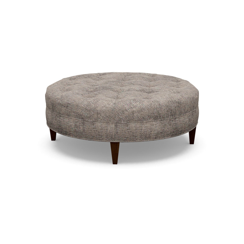 Round Ottoman, Walnut, 7245-70