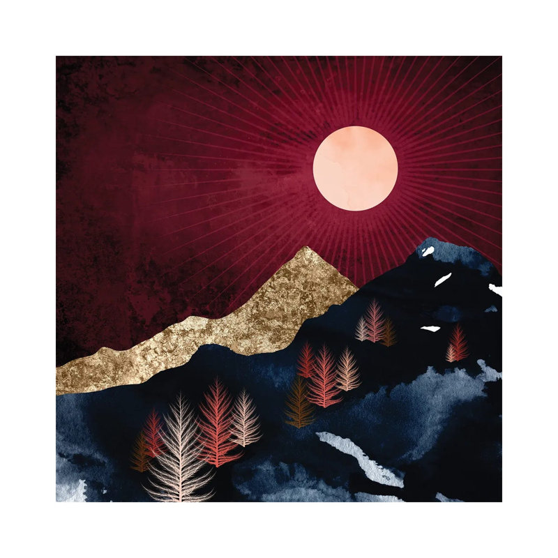 Autumn Night - Print on Canvas, 66.04 cm H x 66.04 cm W x 1.91 cm D, No Framed