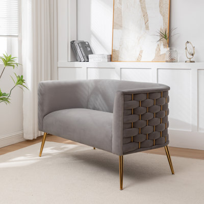 Cristen Upholstered Velvet Loveseat