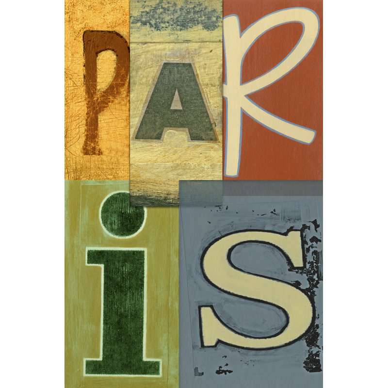 Paris - Wrapped Canvas Print, 46cm H x 30cm W