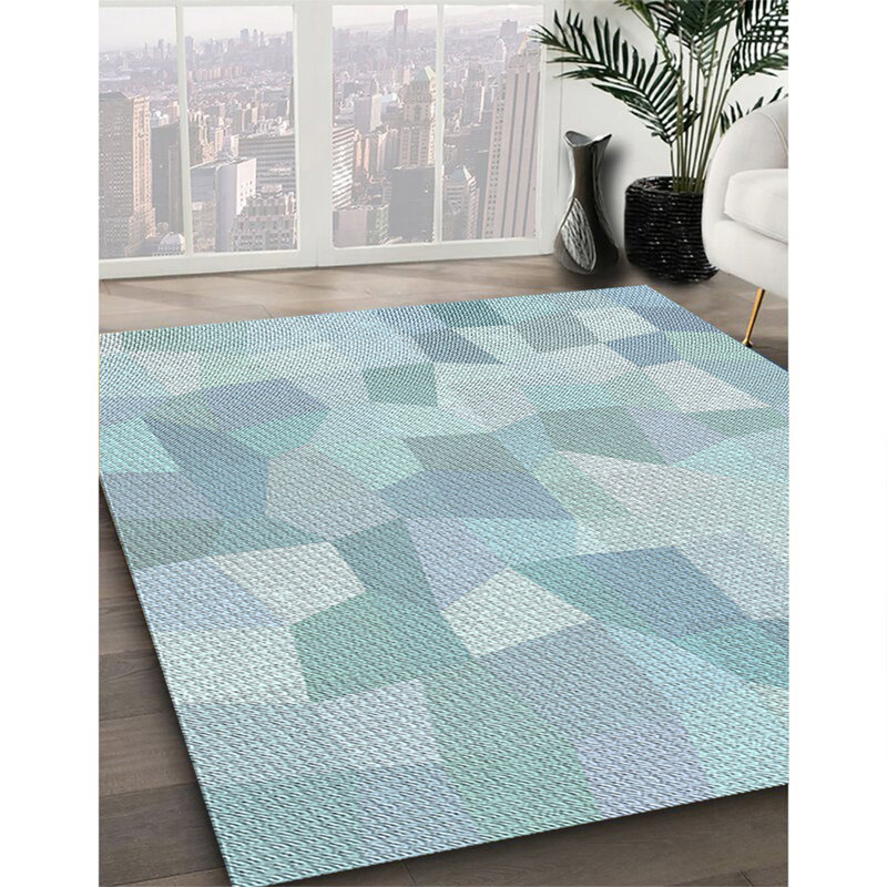 Geometric Indoor Rug, Rectangle 4' x 6'