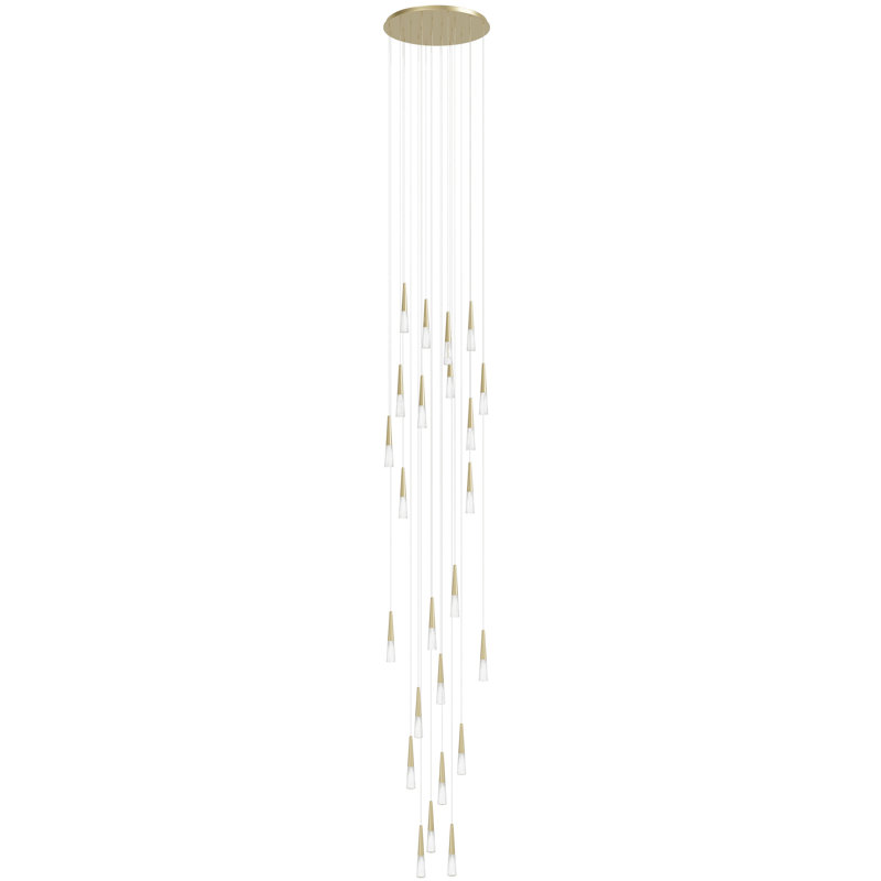 Avalon 25 - Light Pendant, Brushed Brass