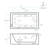 Avancer 60" x 36" Right-Hand Drain Rectangular Alcove Whirlpool Bathtub with Apron