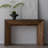 Black Solid Wood Freestanding Fireplace