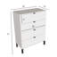 Commode standard 30 po à quatre tiroirs-110218268