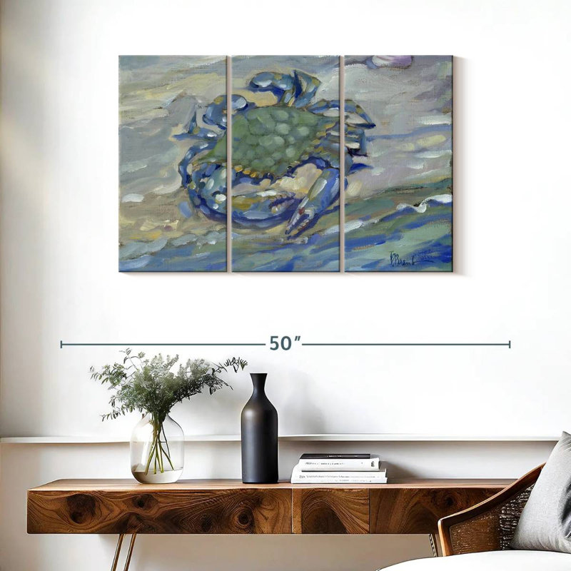 Brampt East Point Crab, 24" H x 38" W
