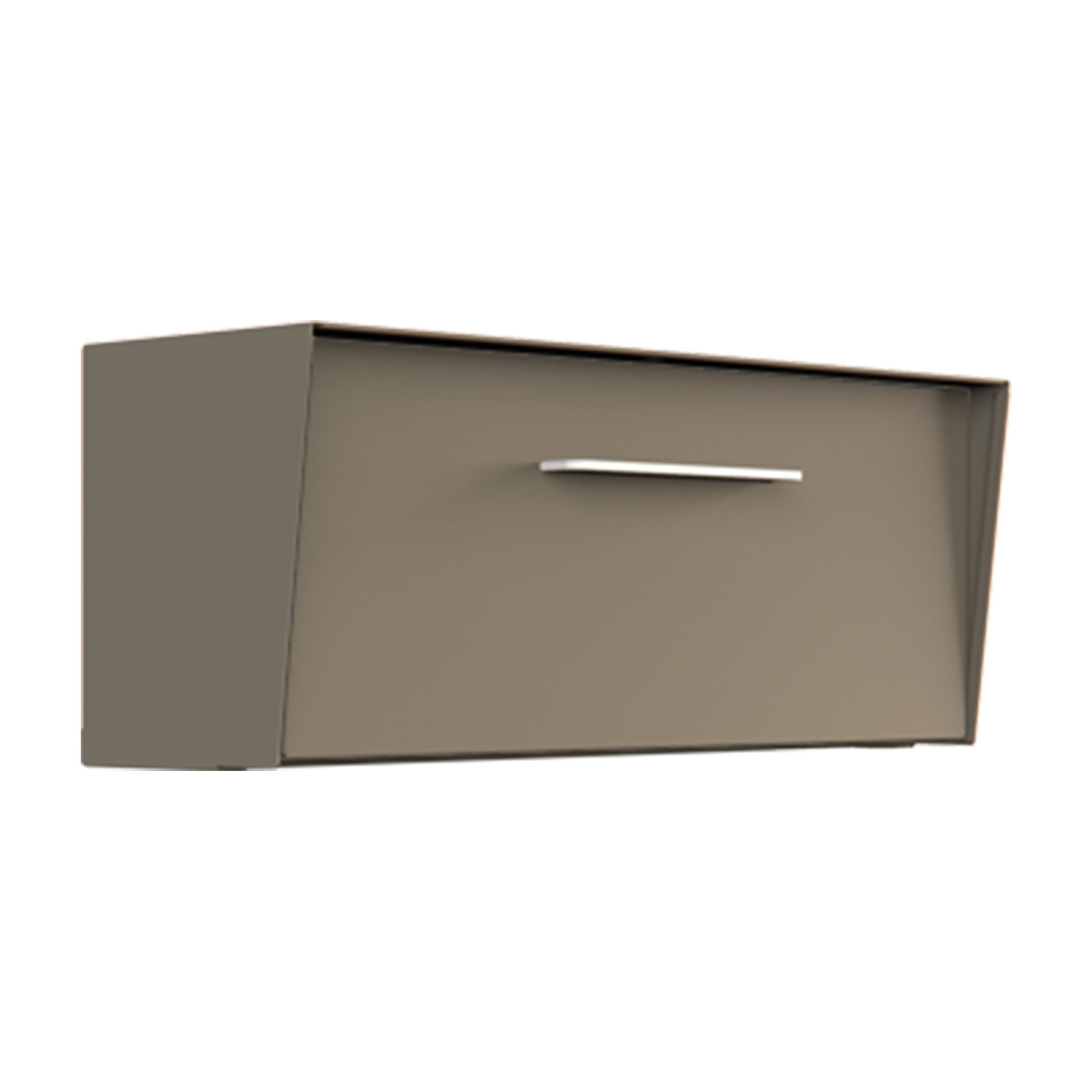 ModboxUSA Mid-Century Modern ANGLED Wall Mounted Mailbox