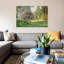 «Landscape - The Parc Monceau» par Claude Monet, reproduction d'art graphique sur toile tendue-1716211928