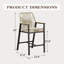 Tabouret de bar de patio avec coussin-1882272638