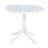 Round Plastic dining Table with sturdy legs