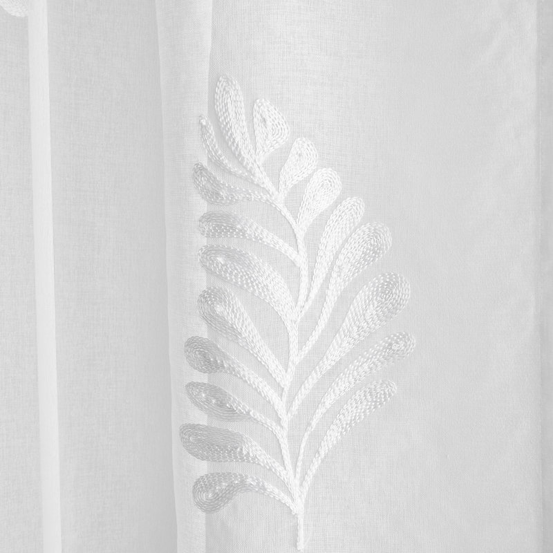 Sheer Single Curtain Panel, 55" Width x 72" Drop (140 x 182 cm)