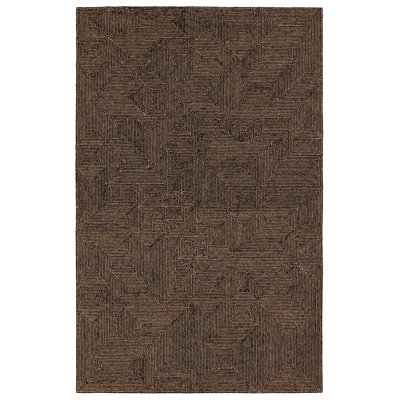 Alaska Handmade Tan/Black Rug