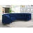 Steubenville Velvet Curved Sectional Symmetrical-518978856