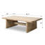 Approx.60 Inches Taranto Coffee Table Weathered Natural