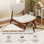 Ensemble de 2 chaises d'appoint avec table d'appoint et structure en bois massif-992163040