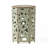 Patio Intricate Carved Accent Table - Metal Side Table, Multi-Functional End Table for Outdoor, Living Room, Bedroom & Entryway Decor-201526517