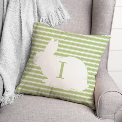 Striped Reversible Throw Pillow