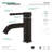 Kingston Brass Concord Single-Handle 1-Hole Deck Mount Bathroom Faucet with Push Pop-Up-36754114